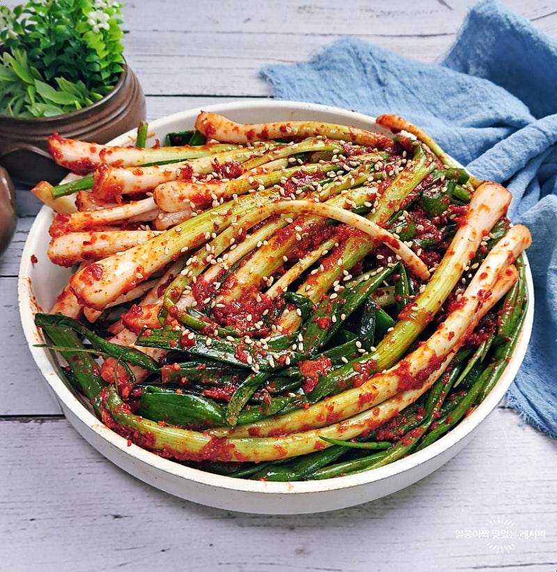 파김치 담그는법 쪽파김치 레시피 1kg 양념 만들기