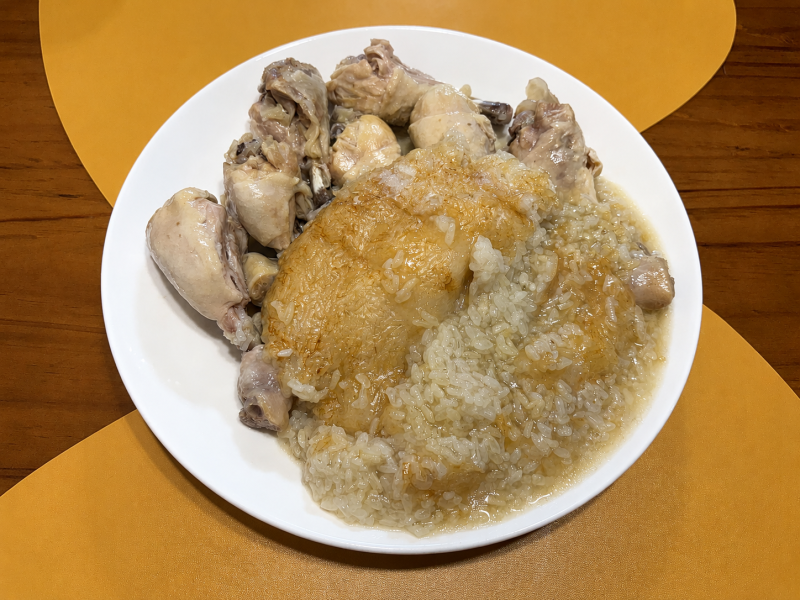 찹쌀 넣고 푸짐하게 | 전기밥솥으로 닭다리 누룽지 백숙 만들기