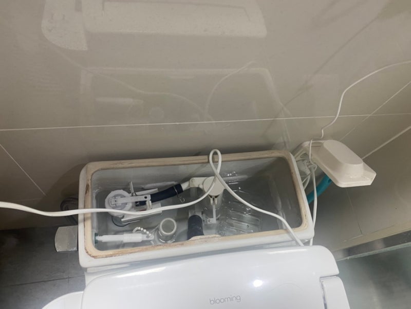 제주 변기누수 아메리칸스탠다드 부속품교체 세면대 폽옵 팝업 트랩교체 애월