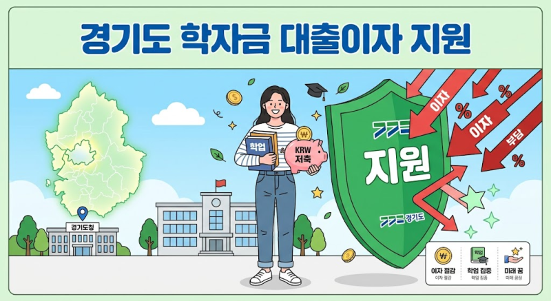 경기도 대학생 학자금 대출이자 지원｜신청자격·지원내용·신청방법 정리