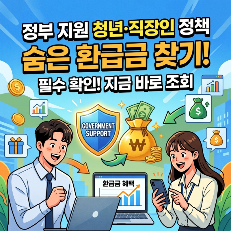 [2026년] 정부24 숨은 환급금 찾기 국세 미환급금 직접 조회 신청 후기