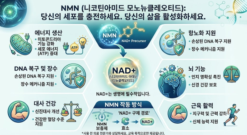 요즘 핫한 NMN 영양제 - 7종 비교｜하루 실제 NMN 함량·부원료, 가격까지 따져봤어요