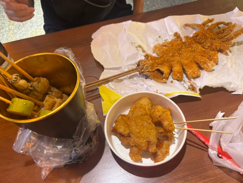 대련(다롄) 서안로야시장 먹거리 존맛 메뉴추천 (고덕지도, 중국 꿔바로우 차원이 달라달라......