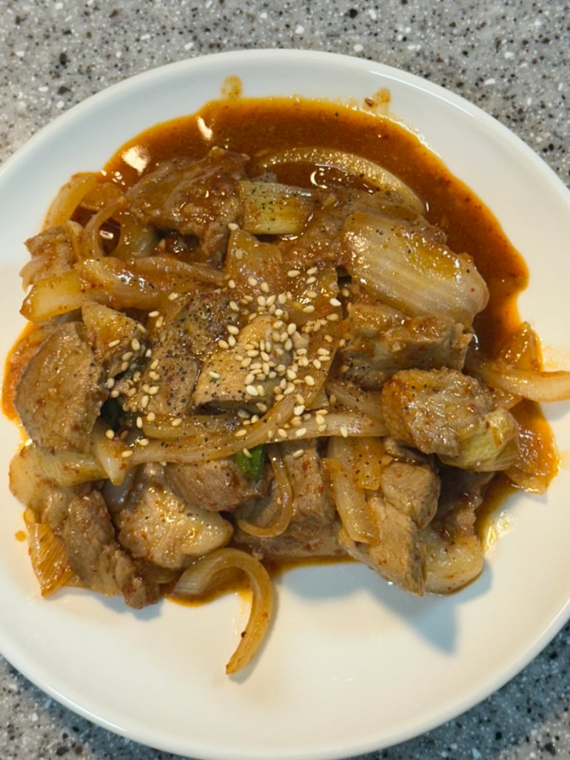 제육볶음 레시피, 기사식당 제육볶음 레시피