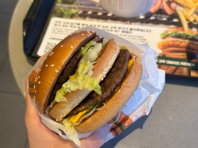 맥도날드 메뉴 추천 빅맥 라지 세트 가격 및 칼로리