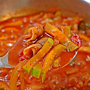 진한 돼지고기 고추장찌개 레시피 애호박찌개 입맛 없을 때 최고!