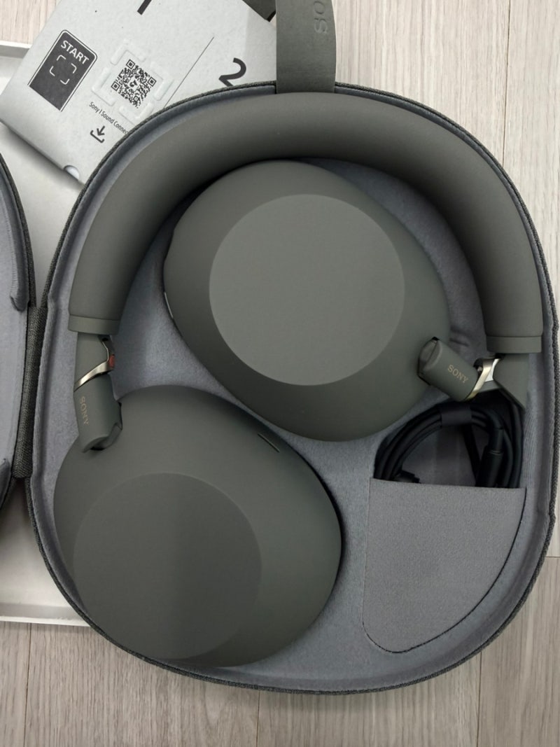소니(SONY) 헤드셋 WH-1000XM6 실사용 후기, 따끈따끈한 신규 색상 올리브 그레이 가져옴!
