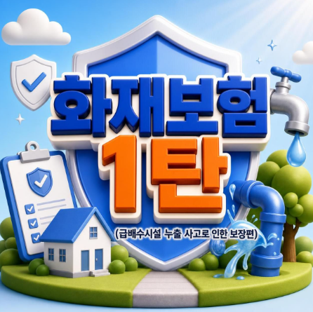 화재보험 1탄 !! 화재 손해 부터 누수 피해까지, 급배수시설 누출 시 꼭 알아야 할 보장과 제....