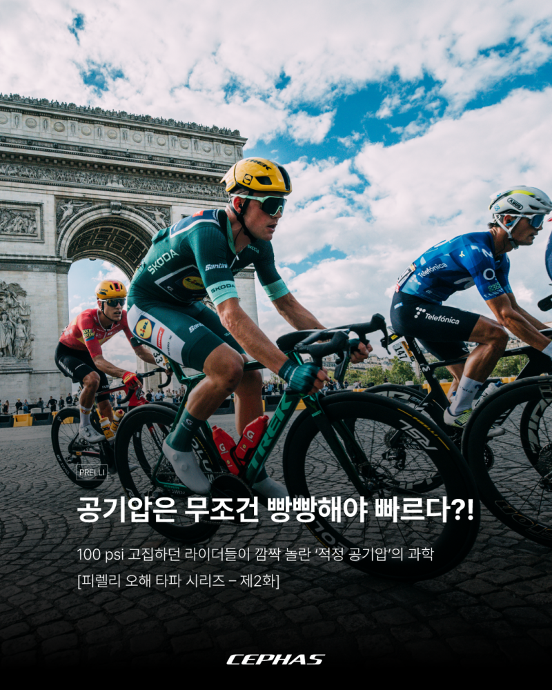 [피렐리] 타이어 공기압 무조건 세게 넣으면 빠르다? 적정 공기압의 과학적 사실!