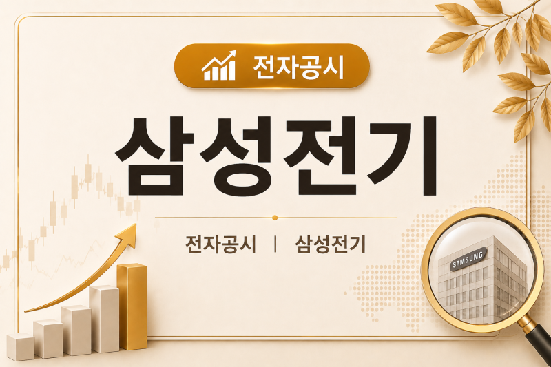 삼성전기, MLCC 1조 722억원 공급계약 체결｜AI 서버용 역대 최대 규모