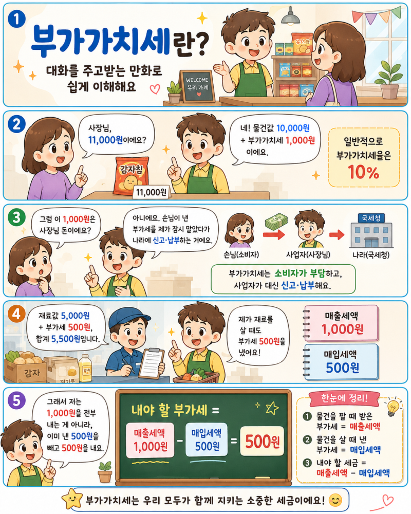 부가가치세란? 개인사업자, 법인사업자 부가세 신고기간