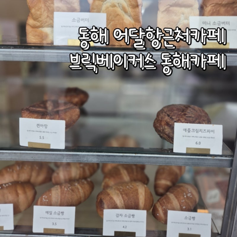 동해 어달항근처 카페 브릭베이커스 동해 카페 메밀아이스크림라떼와 메밀로 만든 메뉴가 ....