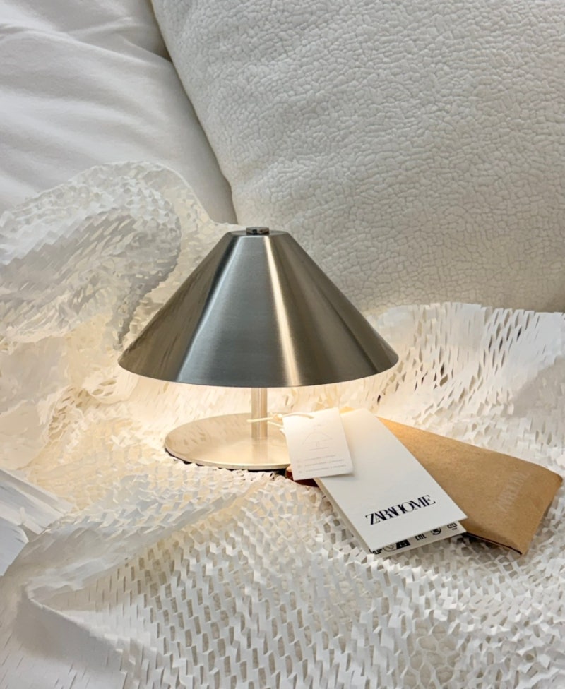 zara home 자라홈 메탈 무선 스탠드 조명 구매 후기