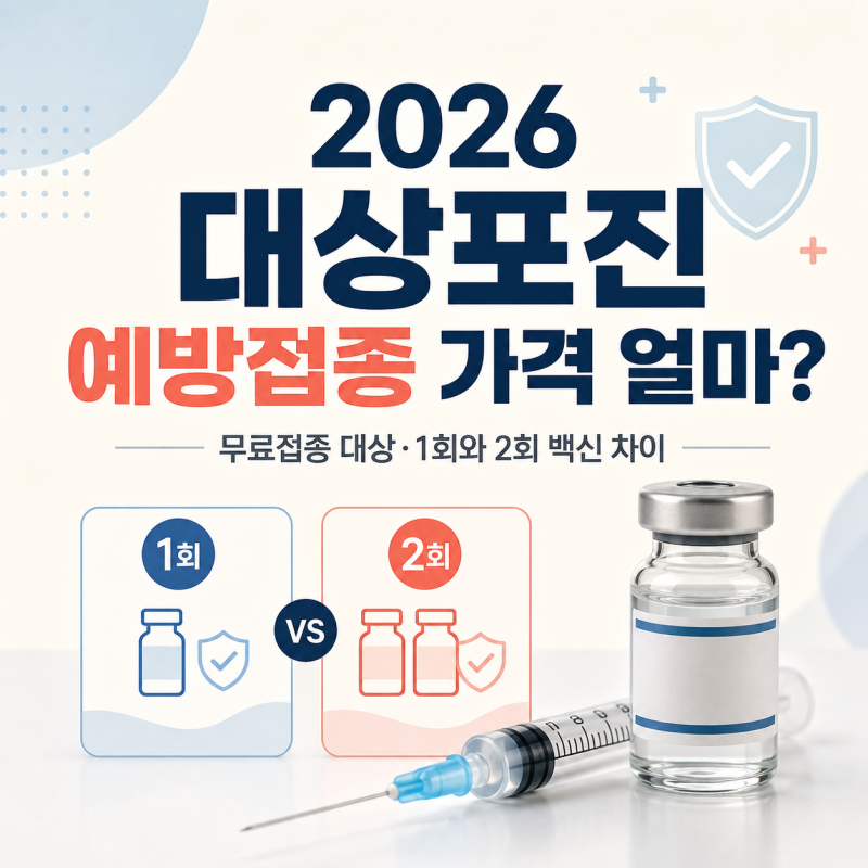 2026 대상포진 예방접종 무료 대상은 누구? 비용·백신 종류 정리