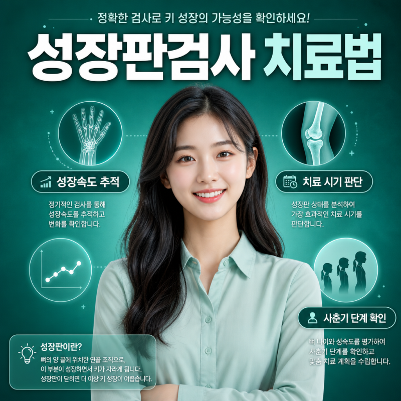 수원성장판검사, 아이의 키 성장 시기를 놓치지 않으려면 꼭 알아야 할 정보는?