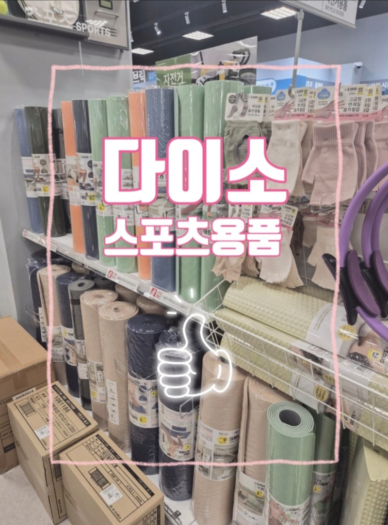 다이소구경)가성비 갑 스포츠 용품! 야구, 테니스, 골프, 자전거까지 정복!