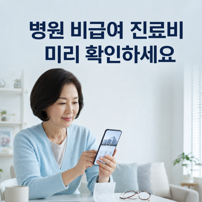 병원 비급여 진료비 미리 확인하는 방법｜병원마다 가격 다른 항목 조회하기