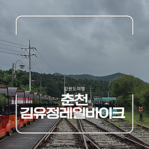 춘천 김유정 레일바이크 | 예약 방법·이용 후기