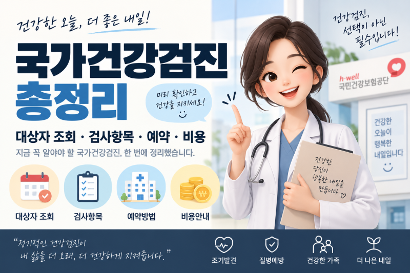국가건강검진 완전정복 시리즈 총9편