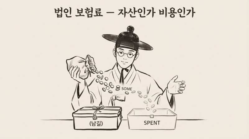 법인 보험료 — 자산인가 비용인가