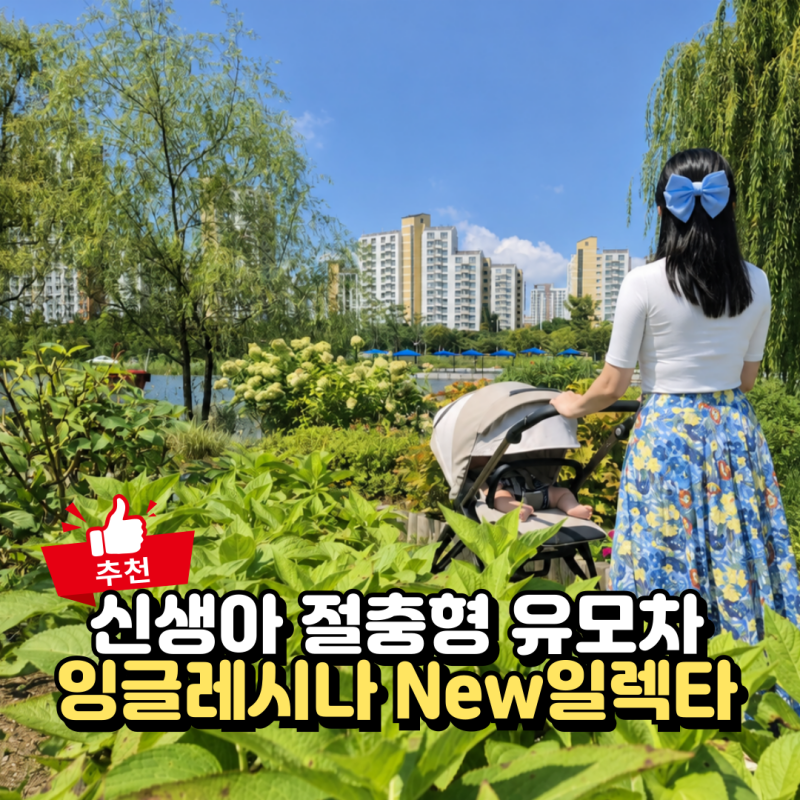 절충형 신생아 유모차 잉글레시나 뉴일렉타(New일렉타)로 외출해본 후기