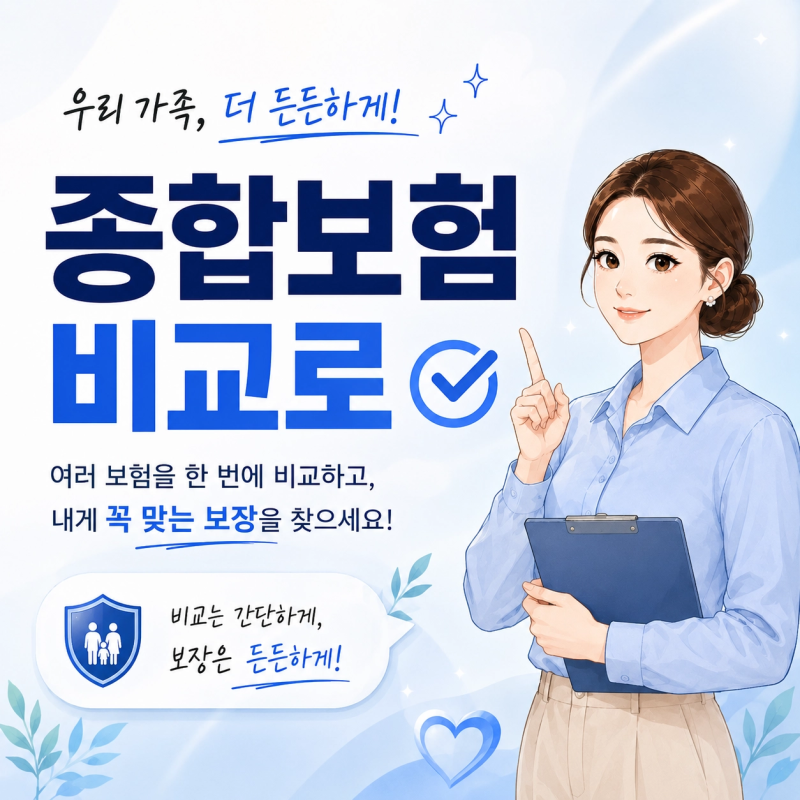 종합보험비교, 가입 전 꼭 확인해야 할 보장과 추천플랜