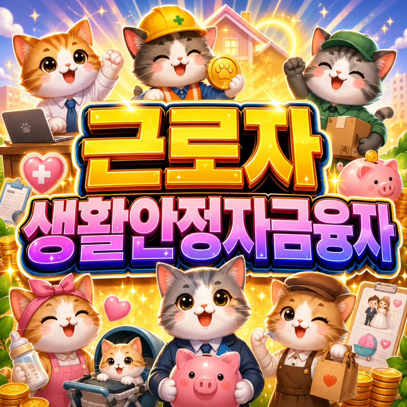 2026 근로자생활안정자금융자 연 1.5% 최대 2,000만원 이차보전까지 최대 4,000만원!