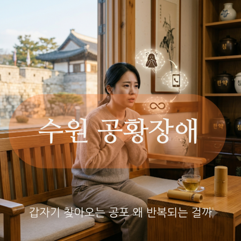 수원 공황장애 갑자기 찾아오는 공포 왜 반복되는 걸까