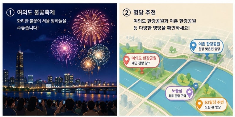 2026 여의도 불꽃축제 일정 총정리｜시간·명당·골든티켓·교통통제·주차까지