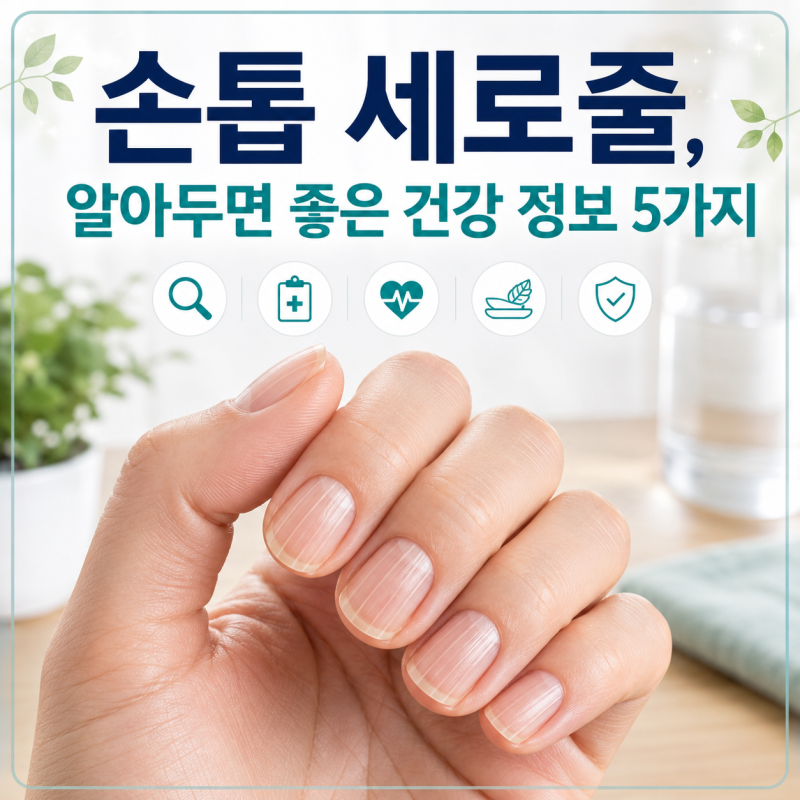 손톱 세로줄, 알아두면 좋은 건강 정보 5가지!