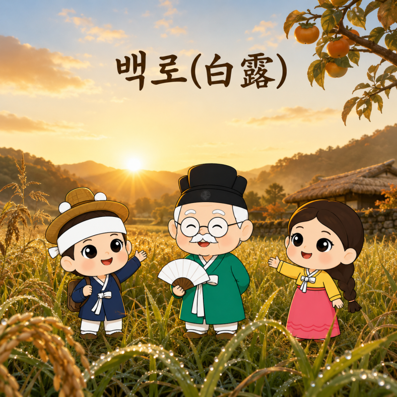 [청송진보전통시장] 9월 7일 백로, 이슬 맺히는 계절이 왔어요