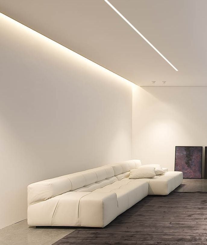 LED 라인조명 종류, 매립 T라인 레일 LED바, 마그네틱조명 차이