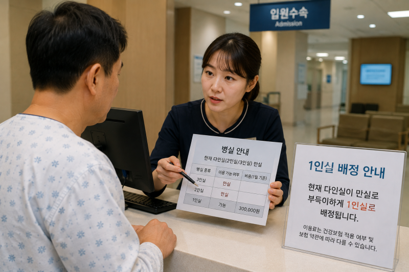 1인실 입원하면 실손보험 얼마나 받을까? 상급병실료와 실비 계산법