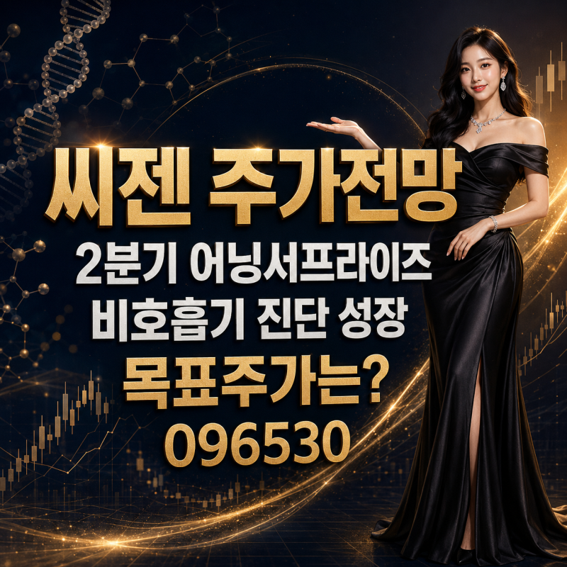 씨젠주가전망,2분기어닝서프라이즈,비호흡기진단성장,살까?팔까?목표주가는?[230편]