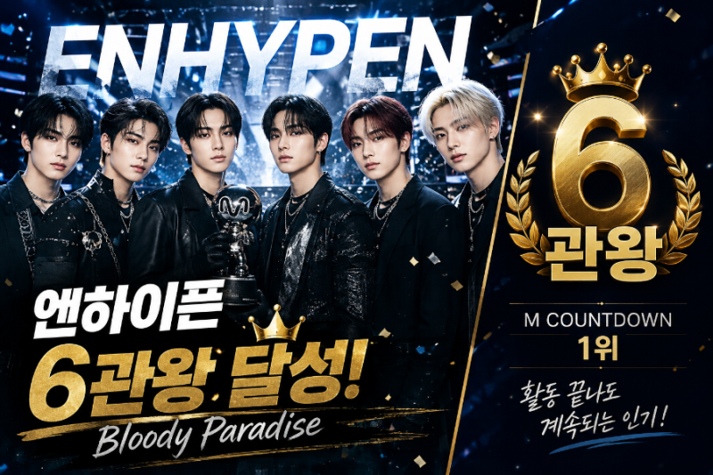 ENHYPENが6冠達成、一体どんな曲？「Bloody Paradise」人気の理由