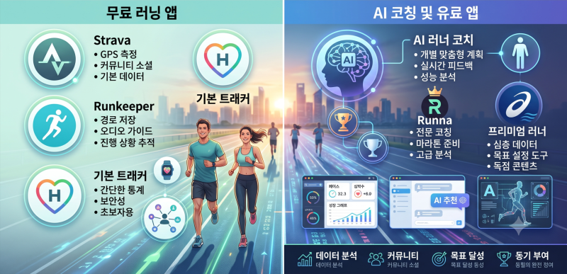 나이키 런 클럽 대신 뭘 쓸까? 무료부터 유료 앱까지 러닝 앱 완전 정리