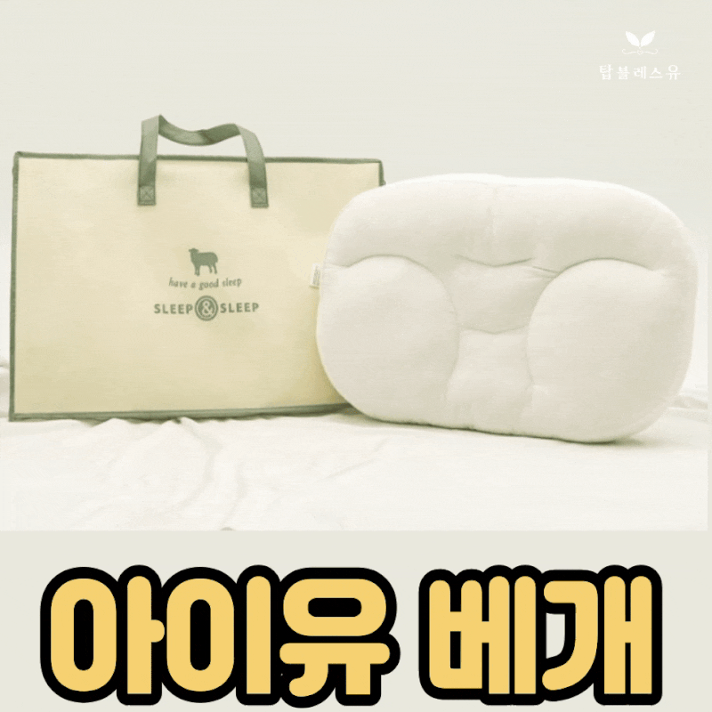 집콕 꿀잠템 목편한 경추베개 슬립앤슬립 아이유 깊은잠 베개 후기