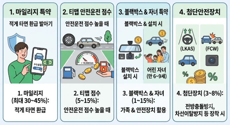 [자동차 보험료 갱신] 남들보다 30만 원 저렴하게 가입하는 실전 절약 팁 총정리