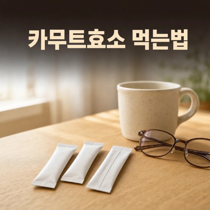카무트효소 먹는법, 포장의 역가 숫자보다 먼저 볼 게 있습니다