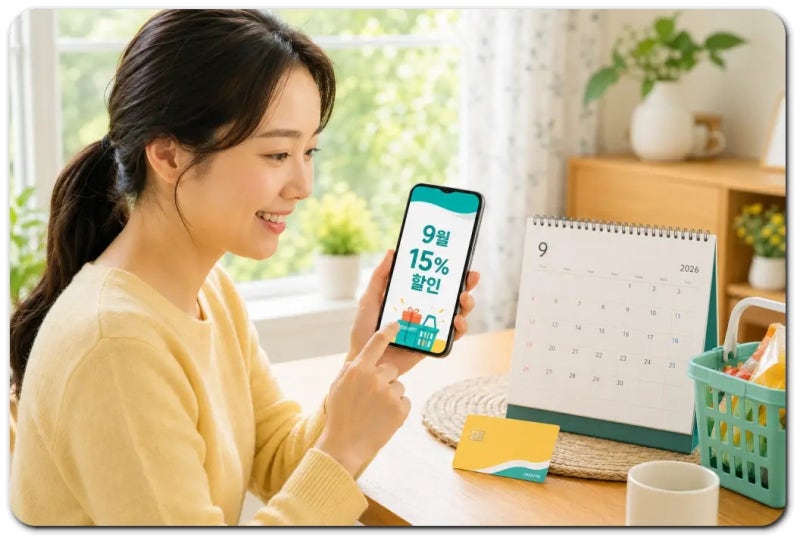 2026년 9월 광주상생카드 할인율 15% 한도는?