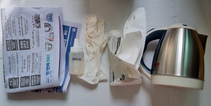 [내돈내산] 스테인리스 커피포트 첫 세척 연마제 제거 방법 (로고 지워짐 주의!) | 키나1004