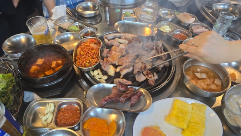 고기가 땡기는 날 군산 나운동 맛집 뼈삼겹