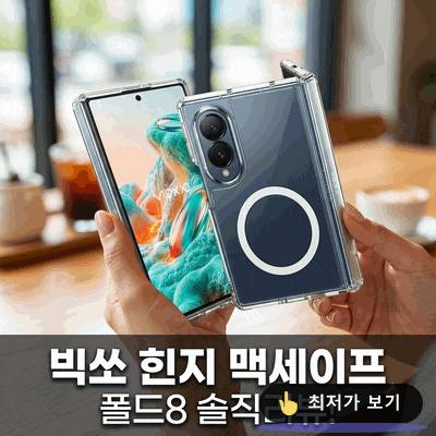 갤럭시Z 폴드8 빅쏘 힌지보호 맥세이프 케이스 솔직후기