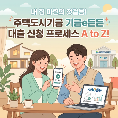 2026 주택도시기금 '기금e든든' 대출 신청 프로세스: 사전·사후 자산심사, 적격 판정, 은행 방....
