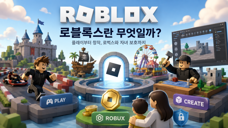 로블록스 무슨 게임일까? 부모라면 로벅스보다 먼저 알아둘 것