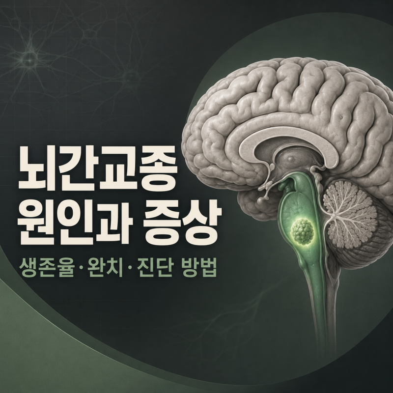 뇌간교종 원인과 증상｜생존율·완치·진단 방법 총정리