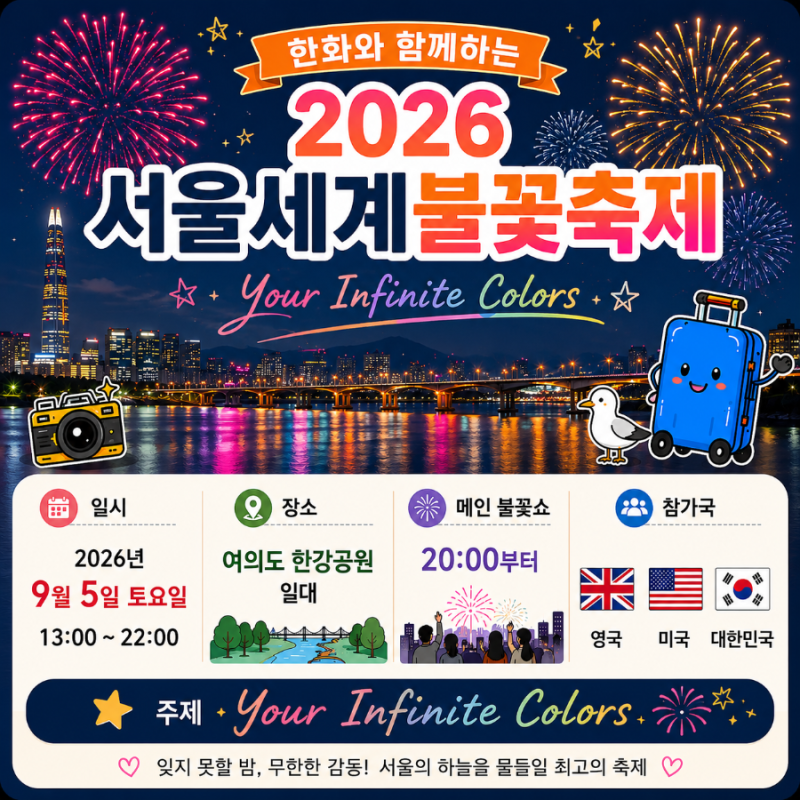 2026 서울세계불꽃축제 일정｜4년째 지방러가 직접 다녀본 관람 팁