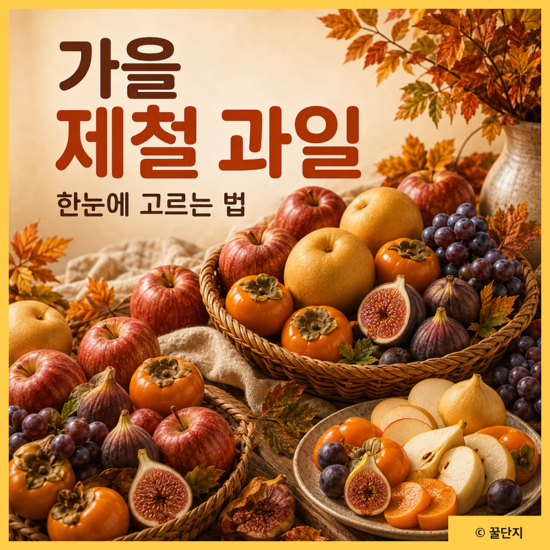 가을 제철 과일 8가지 제철 먹거리 영양성분