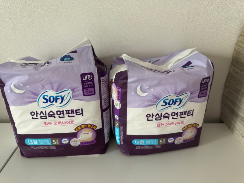쏘피 안심숙면팬티 대형, 샘 걱정 없이 꿀잠 자는 입는 오버나이트 찐후기