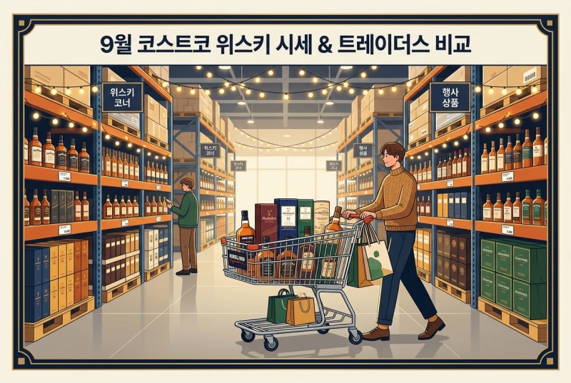 [위스키 시세] 2026년 9월 코스트코 위스키 가격 및 트레이더스 비교